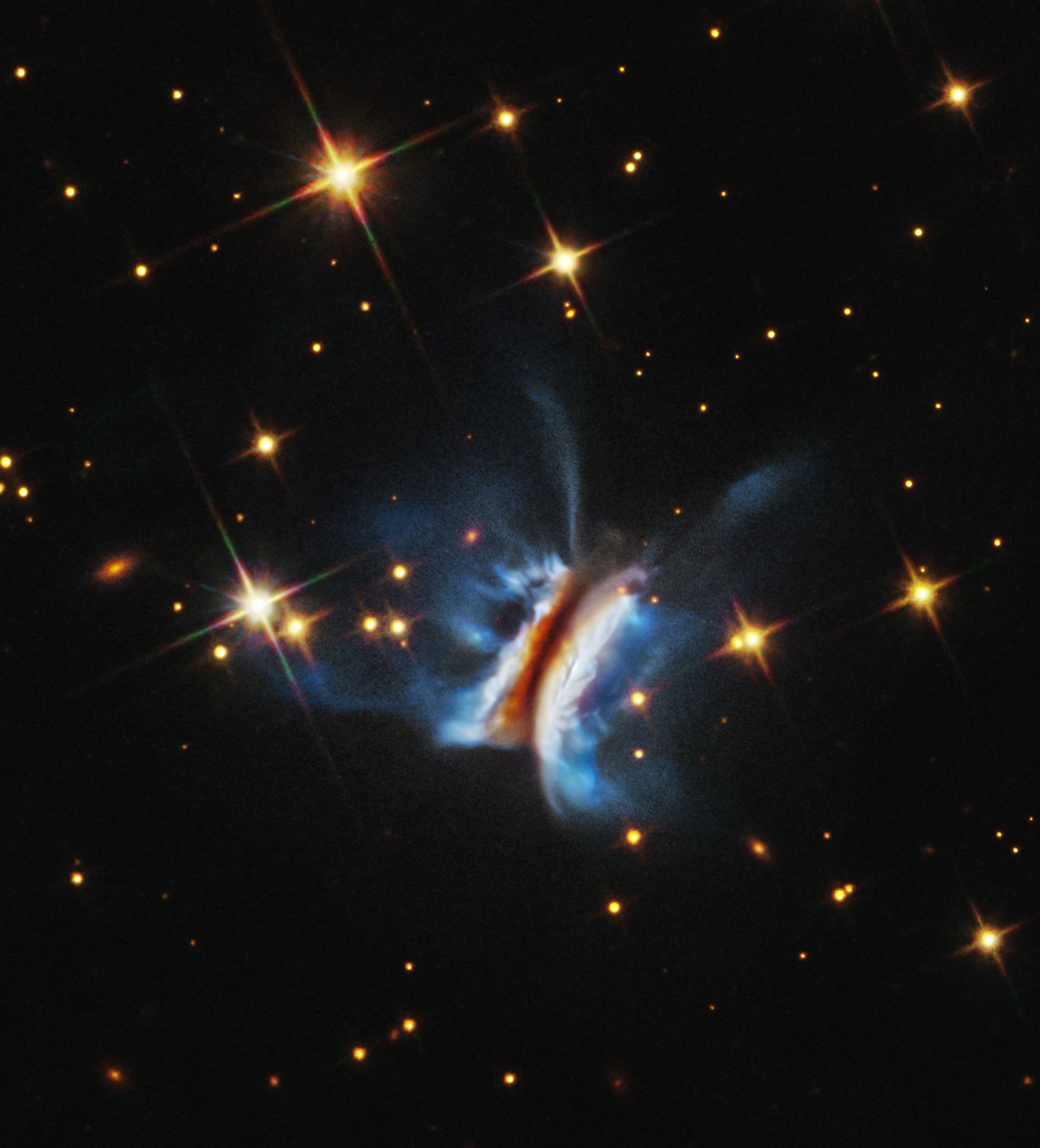 Beyond the Edge: Hubble’s Record-Breaking Discovery in IRAS 23077+6707